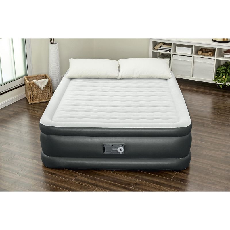 Sealy Tritech Inflatable Indoor or Outdoor Air Mattress Bed 18" Airbed with Built-In AC Pump, Storage Bag, and Repair Patch, 5 of 8