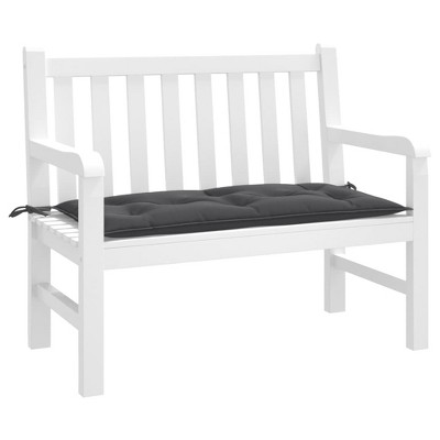 vidaXL Garden Bench Cushion Melange Anthracite 39.4"x19.7"x2.8" Fabric
