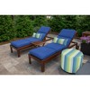Casual Cushion Solid Sunbrella Fabric 1-Piece Outdoor Chaise Cushion, 22.5"W x 74"L - 2 of 4