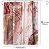 Americanflat 71x74 Shower Curtain - Abstract Shower Curtain Marble Petroleum by PI Creative Art - 2 of 4