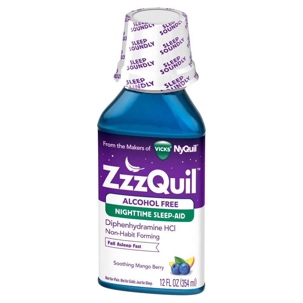 UPC 323900038561 - ZzzQuil Alcohol Free Nighttime Sleep Aid, 12 oz ...