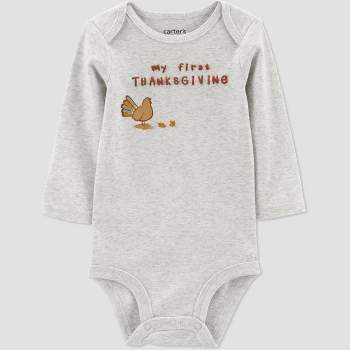 Carter's Just One You® Baby First Thanksgiving Bodysuit - Brown