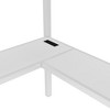 NicBex Loft Bed with L-Shaped Desk & USB,Metal Bunk Bed with Wardrobe,LED & Adjustable Shelves,High Loft Bed for Teens,Adults - 4 of 4