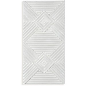 Uttermost Nexus White-Washed 47 3/4" High Wood Wall Decor - 1 of 1