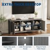 Mid Century TV Stand for TVs Up to 65 Inches,Modern Media Console with Storage Cabinets & Open Shelves - 2 of 4