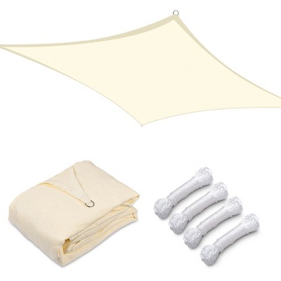 LAGarden 16x16FT Square Sun Shade Sail