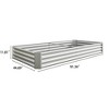 Lycvki 7.6x3.7x0.98ft Metal Raised Planter Garden Bed - 2 of 4