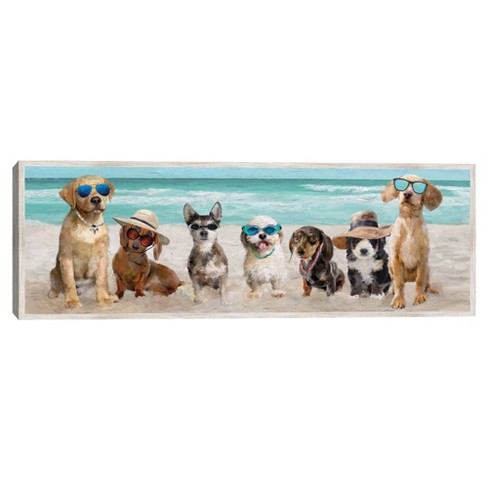 Dog Days Of Summer Unframed Wall Canvas - Masterpiece Art Gallery ...