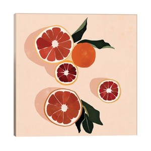 Grapefruit by Bria Nicole Unframed Wall Canvas - iCanvas - 1 of 3