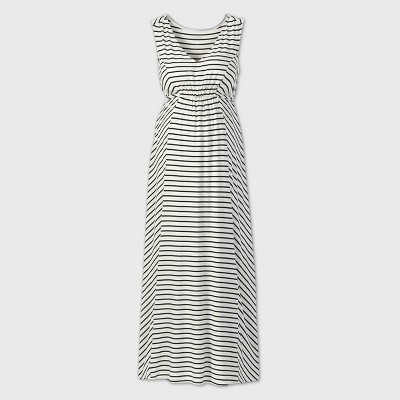 target striped maternity dress