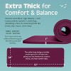 1-Inch Thick Yoga Mat, Non-Slip Exercise Mat with Nylon Strap for Fitness Workouts for Men & Women - 3 of 4