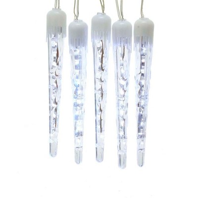 Kurt Adler 8.25-Inch 60-Light LED Icicle Light Set, 5-Piece