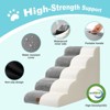 PetSafe Curved Dog Stairs – Foam Ramp for Small Pets, Non-Slip Ladder for Bed & Sofa with Waterproof Cover - 4 of 4