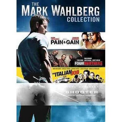 Mark Wahlberg Collection (Includes: Shooter, Four Brothers, Pain and Gain, The Italian Job) (DVD)