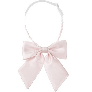 INSPIRE CHIC Women's Metallic Shiny Pre-tied Adjustable Strap Bow Ties - 1 of 4