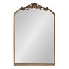 Kate & Laurel All Things Decor 20"x6"x30" Arendahl MDF Jewelry Cabinet with Mirror Gold - 4 of 4