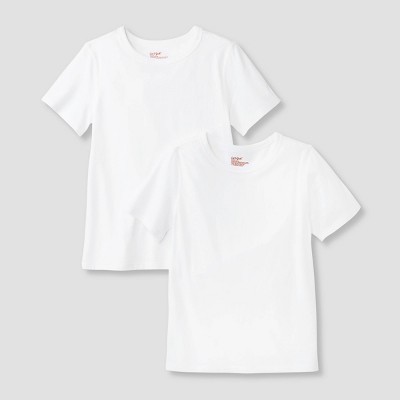 Kids' 2pk Adaptive Short Sleeve T-Shirt - Cat & Jack™ White/White
