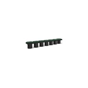 Meridian Furniture,Pavilion Boucle Fabric Bench - 1 of 4