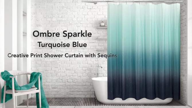 Sparkle Shower Curtain - Allure Home Creations, 2 of 9, play video