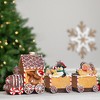 Northlight Gingerbread Candy Cane Train with Gingerbread Man Christmas Decoration - 5.5" - 2 of 4
