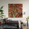 Alisa Galitsyna Colorful Liquid Swirl Wood Wall Mural - Society6 - image 2 of 2