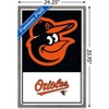 Trends International MLB Baltimore Orioles - Logo 22 Framed Wall Poster Prints - 3 of 4