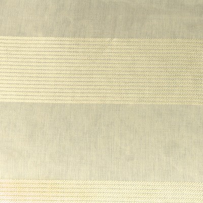 Cream 52" x 96" Rope Stripe Sheer Grommet Curtain Panels