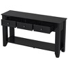 NicBex Modern Narrow Console Table with Storage,Entryway Table with 3 Drawers & Bottom Shelf,Sideboard Foyer Table for Hallway,Living Room - 3 of 4