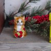 Ornativity Christmas Mini Cat Ornament - Orange - 2 of 4