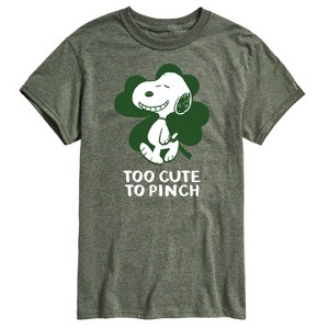 Men's - Peanuts - Too Cute To Pinch Short Sleeve Graphic T-Shirt - 1 of 4