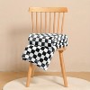 1pc Checkered Flannel Fleece Throw Blanket Soft Cozy Checkerboard Grid Print Chessboard Gingham Pattern Blankets, Christmas Gifts. - 3 of 4