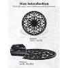 Itopfox 6-Pack Silicone Trivet Mats, Multi-Use Coasters, Non-Slip Kitchen Mats, Flexible Table Mats for Hot Dishes, Pots, Countertop (Black) - 4 of 4