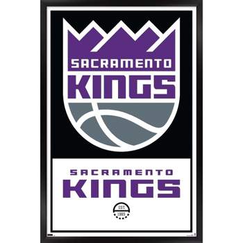 Trends International NBA Sacramento Kings - Logo 21 Framed Wall Poster Prints