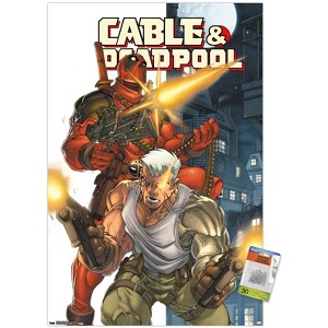 Trends International Marvel Comics - Deadpool and Cable Unframed Wall Poster Prints - 1 of 4
