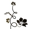 Slickblue Flowers and Rattan Wall Decals, Waterproof Vinyl, 23.6x35.4 inch, Easy to Apply Home Décor - 3 of 3