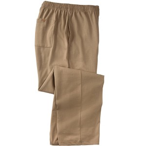 KingSize Men's Big & Tall Lightweight Jersey Open Bottom Sweatpants - 1 of 4