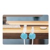 Unique Bargains Magnetic Adhesive Durable Cable Holder Clip for Office Desk Phone Wire 6 Pcs - 4 of 4
