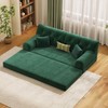 Whisen 78.8" Modular Sectional Sofa Bed - Convertible, Pudding Block, Floor Standing, Arm Comfort, Compression Packaging - 2 of 4