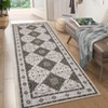Machine Washable Rug 2x6 Vintage Floral Runner Rugs for Hallway Non Slip Traditional Carpet Runners Stain Resistant Thin Kitchen Mat for Bedroom - 3 of 4