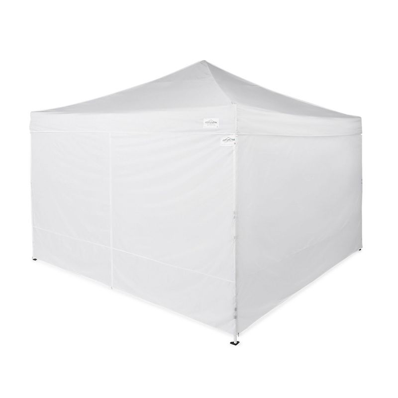 Caravan Canopy M-Series Pro 2 12 x 12' Shade Tent with Roller Bag and M-Series 12 x 12' 2 Straight Leg Sidewall Kit with Set of 4 6-Pound Weights, 2 of 7