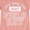 Girls' - Instant Message - Here For Field Day Fitted Short Sleeve Graphic T-Shirt - 2 of 4