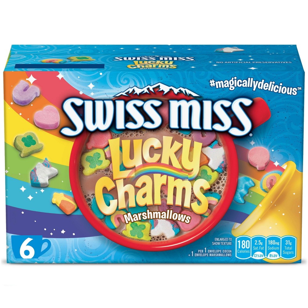 UPC 070920050126 product image for Swiss Miss Lucky Charms Hot Cocoa Mix - 9.18oz/6pk | upcitemdb.com