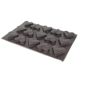 Flexipan® 15 hearts 52x49mm depth 10mm Mold Non-Stick, Handcrafted in France Since 1965, Trusted by Chefs, Food Safe Certified - 1 of 2