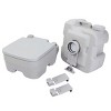 SEVOBAL Toilet Seats Large-Capacity Dual-Water-Tank Portable Toilet Press To Flush Slide Lock For Odor Control, Grey, 15.75"*13.39"*16.14" - 4 of 4