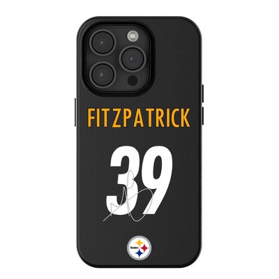 Keyscaper NFL Pittsburgh Steelers Players Game Tactic MagSafe Compatible Cell Phone Case for Apple iPhone