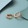 Cubic Zirconia Huggie Earrings 14k Gold Plated Tiny Earrings Small Huggie Hoop Earrings Simple Lightweight Hoops Gift for Women - 4 of 4