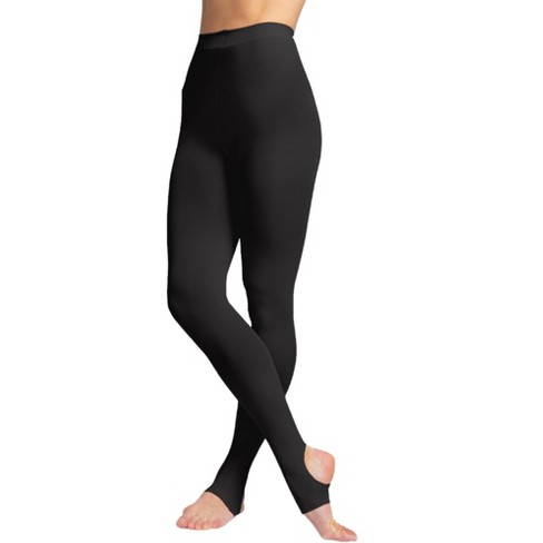 Lechery Women's Stirrup Opaque Tights (1 Pair) - L/xl, Black : Target