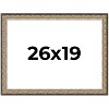 PosterPalooza | Ornate Silver Picture Frame - UV Acrylic, Backing Board, Hanging Hardware Included - 2 of 4