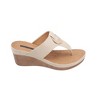 GC Shoes Genelle Hardware Comfort Slide Wedge Sandals - 2 of 4