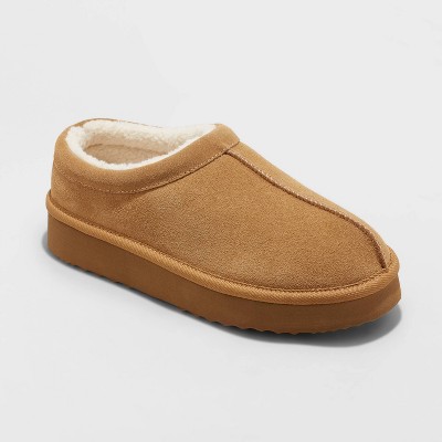 Suede slippers shop